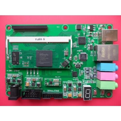 For Xilinx FPGA Development Board XC6SLX25 Core Board + Extension Board Set Golden Finger (GF) Interface