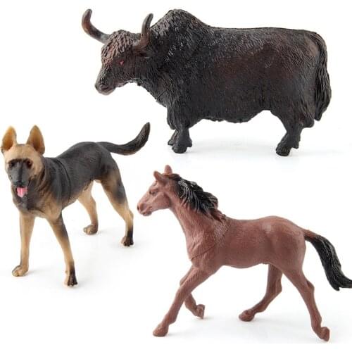 New Wildlife Static Model Wolf Animals Wolf Howling Wolf Action Figures Cute Model Educational Collection Toys