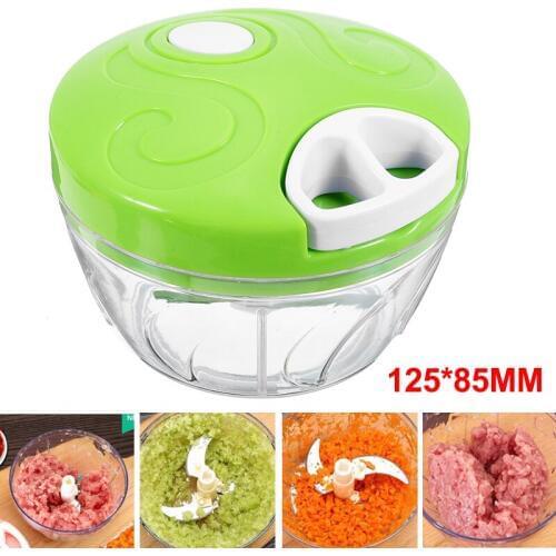 Manual Pull String Food Chopper Vegetable Ginger Slicer Pepper Cutter Mashed Garlic Device Kitchen Fast Chopper Mill Tool