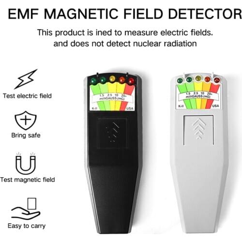 KII K2 Electromagnetic Field EMF Gauss Meter Magnetic Field Detector Tester