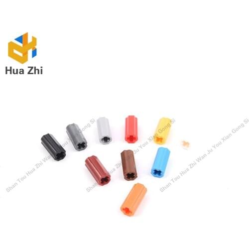 "Building Blocks Parts 59443 10PCS Technic Axle Connector Smooth [with x Hole + Orientation] LEGOING MOCS Education"