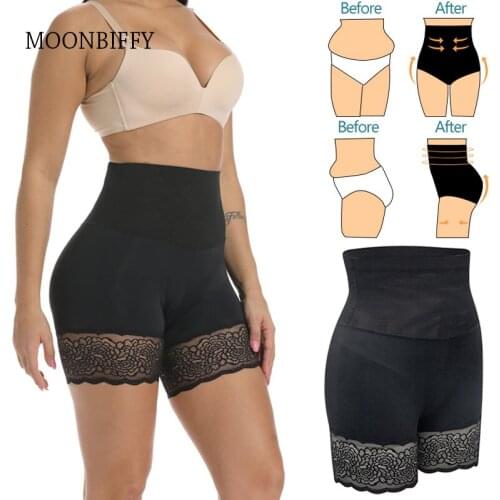 High Waist Shapewear Waist Trainer Body Shaper Butt Lifter Tummy Control Reducing Panties Shaping Modeling Girdles Slim Shorts