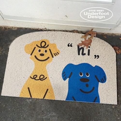 Small Size PVC Silk Loop Door Mat Carpet Living Room Mat Non-slip Mat Dustproof Home Mat Carpet Hallway Custom Entrance Door Mat