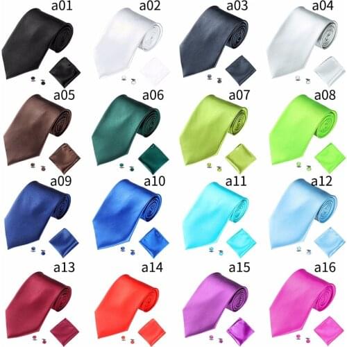 Mens Wedding Accessories Ties for Men Tuxedo Bow tie Set Necktie HandMade Mens Tie Cufflinks and Handkerchief Set Hanky QLYC0007