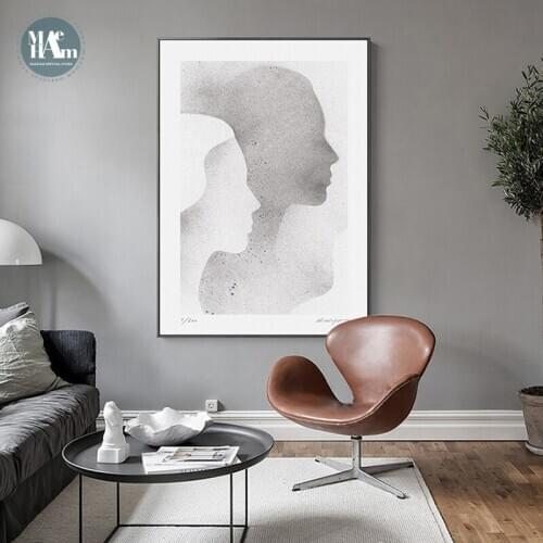 Nordic Decorative Abstract Figures wall art Canvas posters Painting Prints wall pictures for Living Room Morden Home Decor