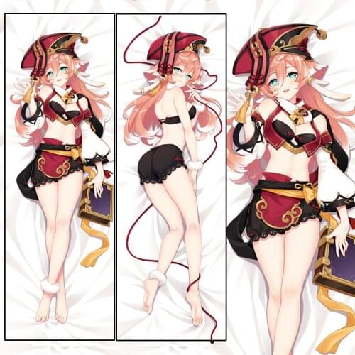 Genshin Impact Dakimakura Yanfei Character Pillowcase Yan Fei Hugging Body Pillow Anime Game Pillows Otaku Pilow Cover