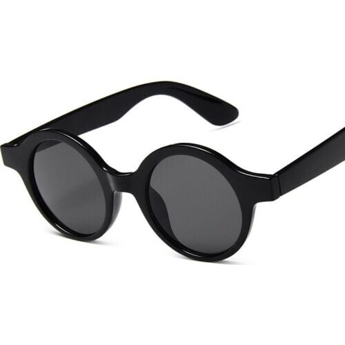 New trend personality round frame sunglasses metal hinge prince sunglasses for men outdoor driving vintage fashionable glasses