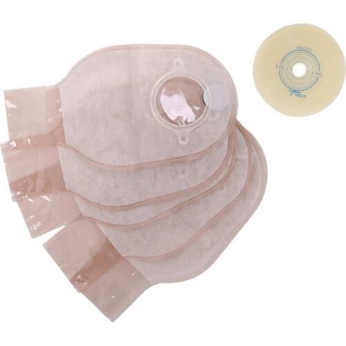 Diaper Adult Washable Colostomy Bags One‑Piece Disposable Ostomy Bag for Colostomy Ileostomy Stoma Care for Elderly