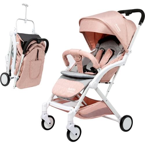 5.8kg Adjustable Luxury Baby Stroller 3 in 1 Portable High Landscape Luxury Stroller Hot Mom Pink Stroller Travel Pram Pushchair
