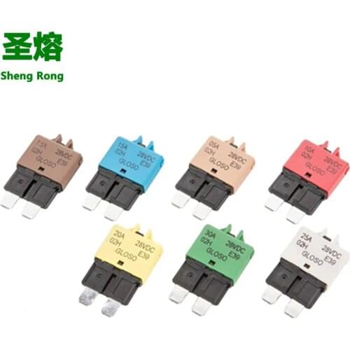 5A/7.5A/10A/15A/20A/25A Car resettable thermal fuse Current Protection circuit Automatic reset