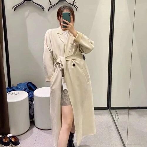 Женские двубортные тренчи XEASY China At AliExpress