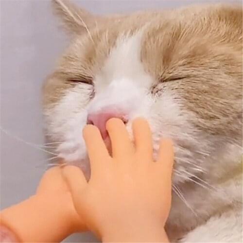 Funny Mini Hands Creative Finger Fidget Toys Small Hand Tease the Pet Toy Y4UD