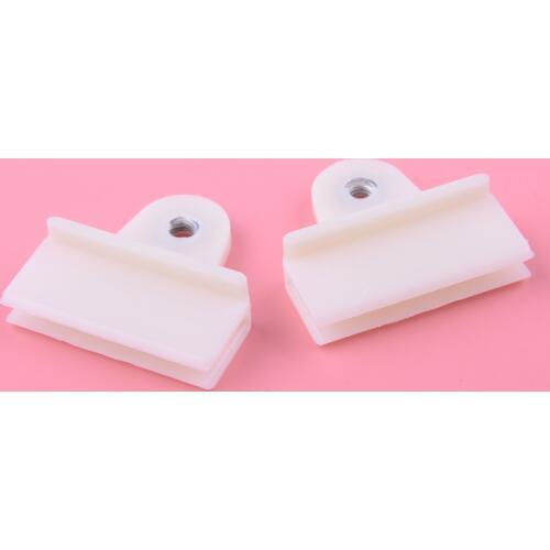 2 Pcs Door Window Regulator Glass Channel Slider Sash Connector Holder Support Clip Fit for Nissan D21 Frontier Pickup Truck UTE