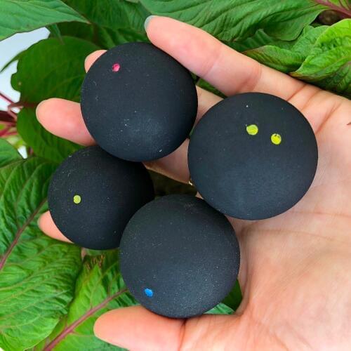 1 piece Free Shipping squash ball yellow dot, squash ball, squash racket ball, squash racquet training ball