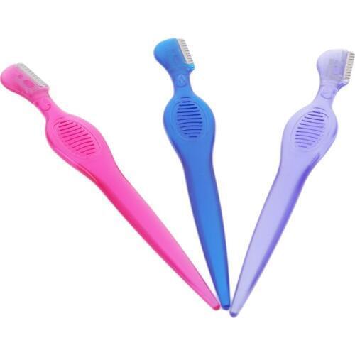 1PC Eyebrow Razor Facial Hair Remover Eyebrow Trimmer Sharp Mini Makeup Knife Shaper Shaver For Women Eyebrow Razor