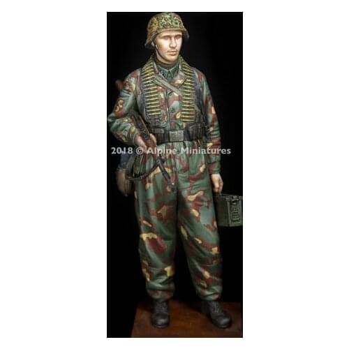 1/16 Ammo Carrier 12SS Panzer Division "HJ" with 2 different heads Resin kit Figure Soldier GK Military theme Uncoated No colour