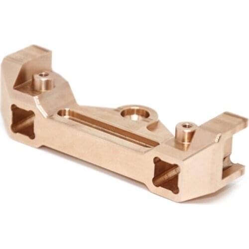 RC Crawler Car Accessories Brass Front Bumper Mount Set for YK4102 YK4103 Axles Durable Upgrades Replacement Parts
