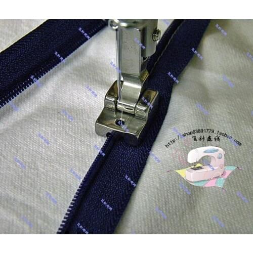 Industrial sewing machine accessories invisible zipper foot electric sewing machine flat zipper zipper foot wide bottom steel