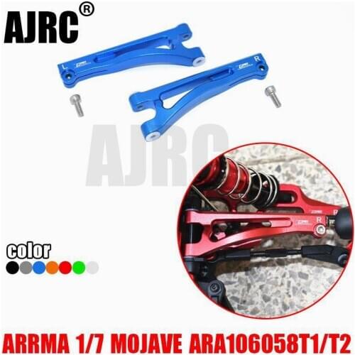 ARRMA-1/7 4WD MOJAVE 6S-ARA106058T1/T2 aluminum alloy front upper swing arm-front upper A arm 1 pair ARA330605