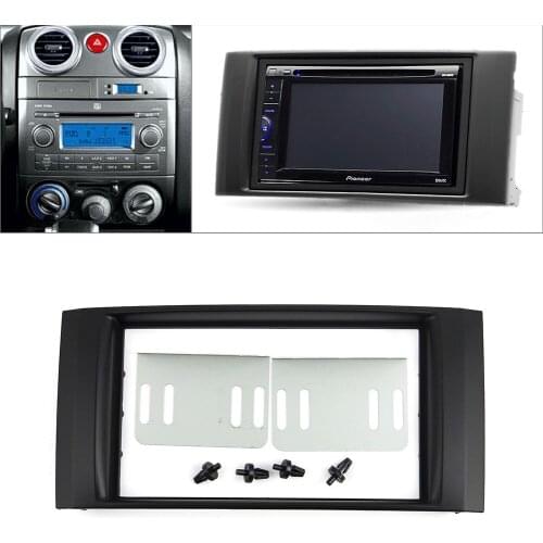 Car Accessories Stereo Radio Fascia Panel Trim Kit 2 Din Frame for ISUZU D-Max 2006 2007 2008 2009 2010 2011