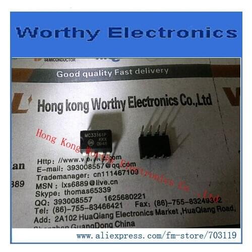Free shipping 10pcs/lot MC33161P MC33161 33161P MC33161PG DIP8