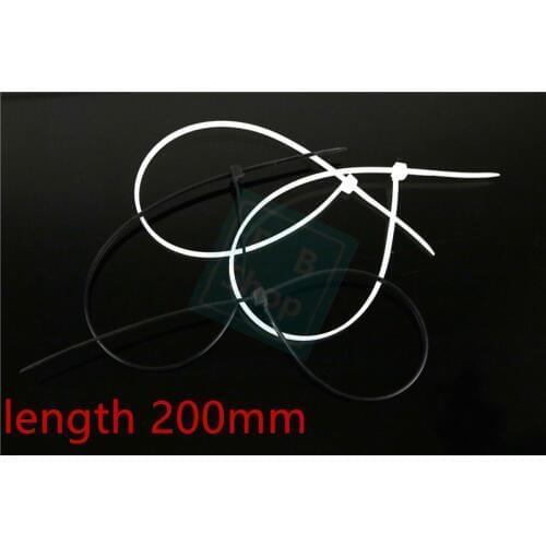 Free shipping Nylon tie with self locking nylon tie with plastic bar with the national standard 3*200 (500 / bag)