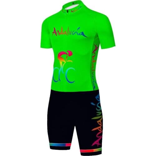 Andalucia Laser Cut One piece skinsuit Maillot Ropa Hombre Masculino Abbigliamento Equipamento De Ciclismo Jersey Ciclismo