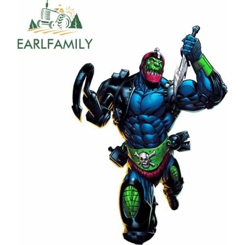 EARLFAMILY 13cm x 9.3cm for Trap Jaw Car Stickers Scratch-proof Fine Window Trunk Personality Decal Graphics for Vehicle Bumper