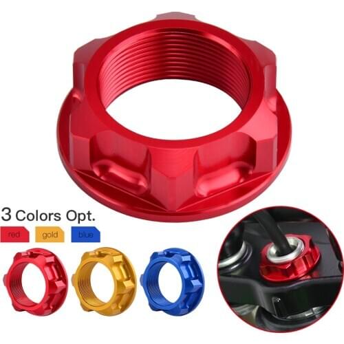 NICECNC Steering Stem Nut For Honda CRF250L CRF250M CRF250RALLY CRF150R CRF1000L CRM50 80 85 250AR XR230 XR250 XR400 MOTARD