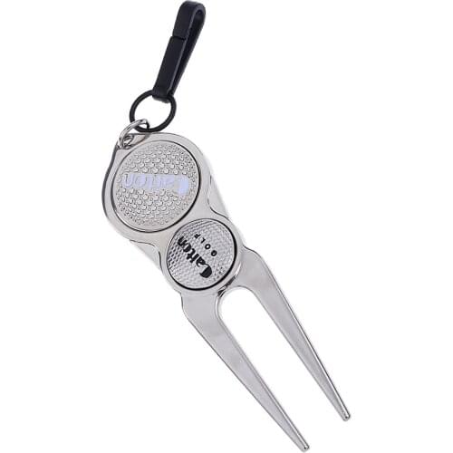 Golf Divot Tool with Magnetic Ball Marker Pitch Mark Mini Tool Lightweight