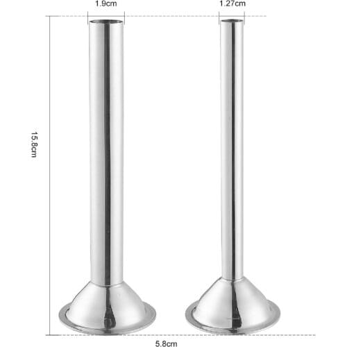 Sausage Stuffer Kit Attachment Stuffing Tubes fits Kitchenaid Food Grinder 2PCS