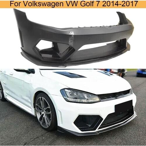 Car Front Bumper Body Kits for Volkswagen VW Golf 7 VII MK7 2014-2017 Front Bumper Lip Chin Guard Spoiler Body Kits