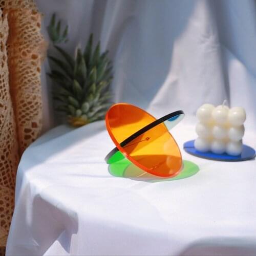 Acrylic Coasters Tabletop Protection Mat Suitable for All Kinds of Mug Cups for Home Kitchen Use As Home Decoration