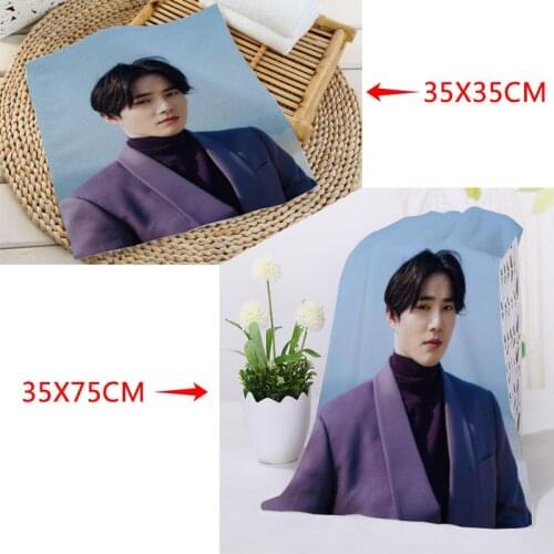 Custom SUHO 35x75cm Face Towels Facecloth Microfiber Washcloth Quick drying Sports Towel