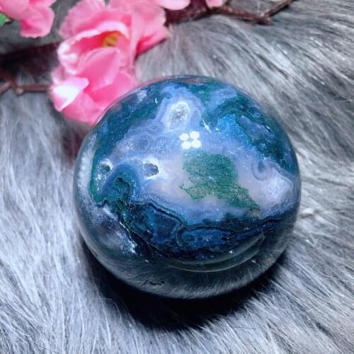 MOSS AGATE SPHERE 2017