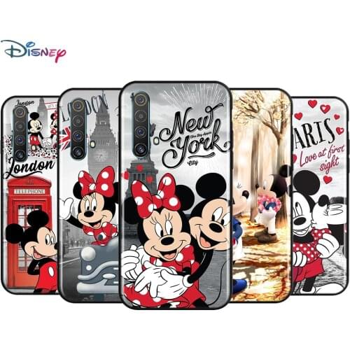Silicone Black Cover Mickey Minne Have Fun For Realme 2 3 3i 5 5S 5i 6 6i 6S 7 Global X7 Pro 5G Phone Case Shell