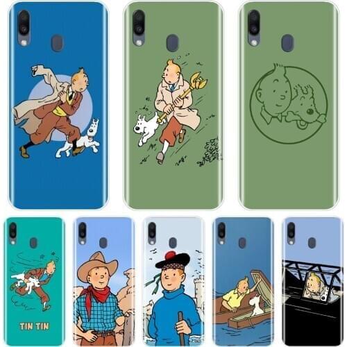 Back Cover For Samsung Galaxy M40 M30 M20 M10 The Adventures of Tintin Silicone For Samsung Galaxy M10 M20 M30 M40 Phone Case