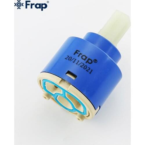 1PC 40mm Ceramic Cartridge Faucet Cartridge Mixer Low Torque Spindle Free Rotation Flat Base kitchen Faucet Accessories F50