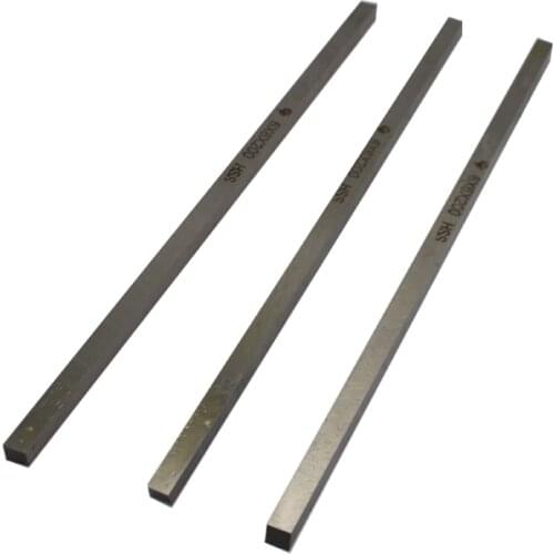 10pcs 6mm * 200mm HSS Steel Plate Sheet Turning Tool High Speed Steel Rectangular HSS Bar Lathe Tool CNC Milling Cut