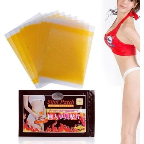 100 Pcs Slimming Navel Stick Slim Patch Weight Loss Keep Fit Fat Burning Chinese Herbal Medical Plaster Health Care