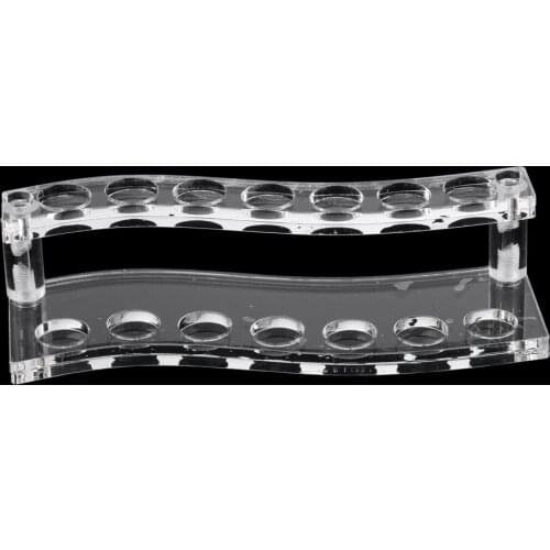 14 Slots Acrylic Display Shelf Cosmetic Bottles Vaporizer Organizer Stand