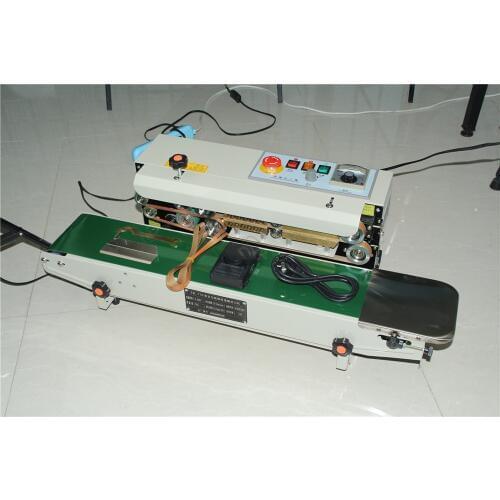 Free shipping Electric aluminum foil laminated packaging pouch FR-770 Automatic Horizontal Continuous Plastic Bag Band Sealing