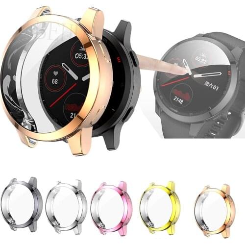 For Garmin vivoactive 4 4S TPU Screen Protective Watch Case For Garmin Venu 2 / Venu 2S Full Clear Protector Cover frame Shell