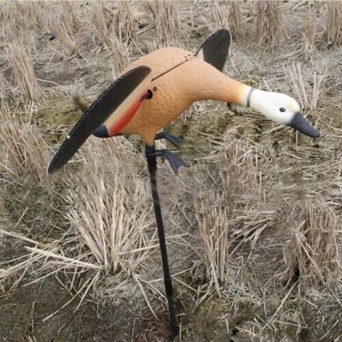 Electric Flying Duck Decoy Hunting Shooting Lure Outdoor Spinning Wing Mallard Motion Duck Decoy Garden Pond Decor Lawn Ornament