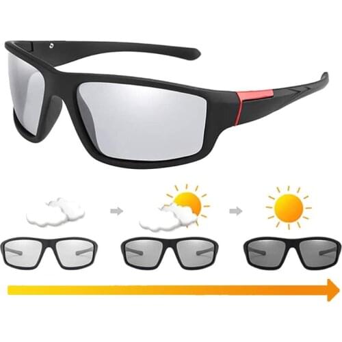 Photochromic Cycling Glasses Bike Bicycle Glasses Sports Mens Sunglasses MTB Road Cycling Eyewear Protection Goggles