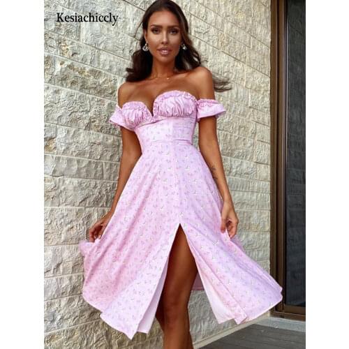 KESIACHICCLY Summer Dresses With Print