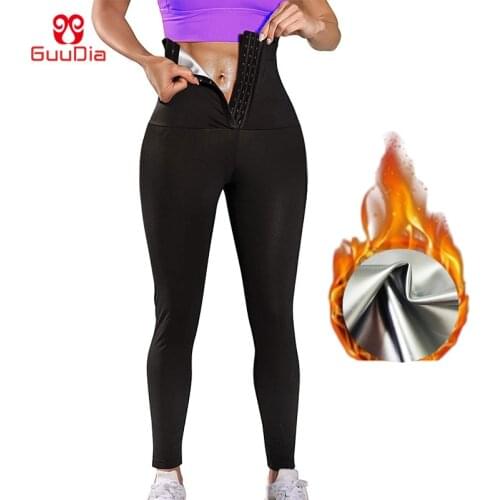 GUUDIA Waist Trainer Leggings Body Shapers Trousers Hot Thermo Pants Weight Loss Corset Gym Workout Waist Trainer Body Shapers