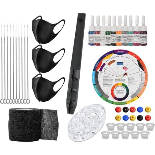 Hand Poke Tattoo Kit Bandage Needles DIY Tattoo Supply for Beginner Artists