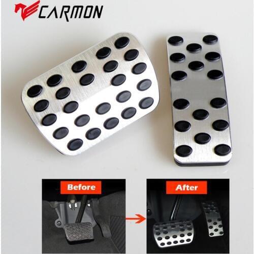 No Drill Gas Accelerator Brake Pedal Cover For Mercedes Benz A B R ML GL GLS GLE GLA CLASS Aluminum alloy gas brake pedal AMG