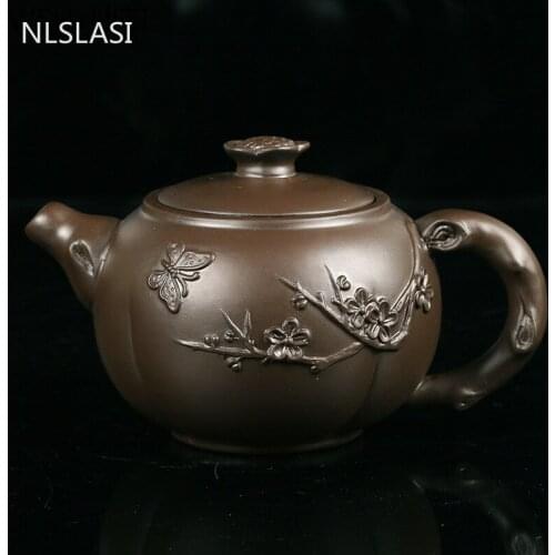 New style Chinese style purple sand teapot Heat resistant Tea set tea set teapot Office household drinking utensils WSHYUFEI